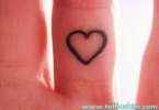 kolay çizilen kalp tattoo