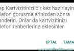 Cep Kartvizitinizi Bir Kez Hazırlayın Uyarısı 38 Cep Kartvizitinizi bir kez hazırlayın
